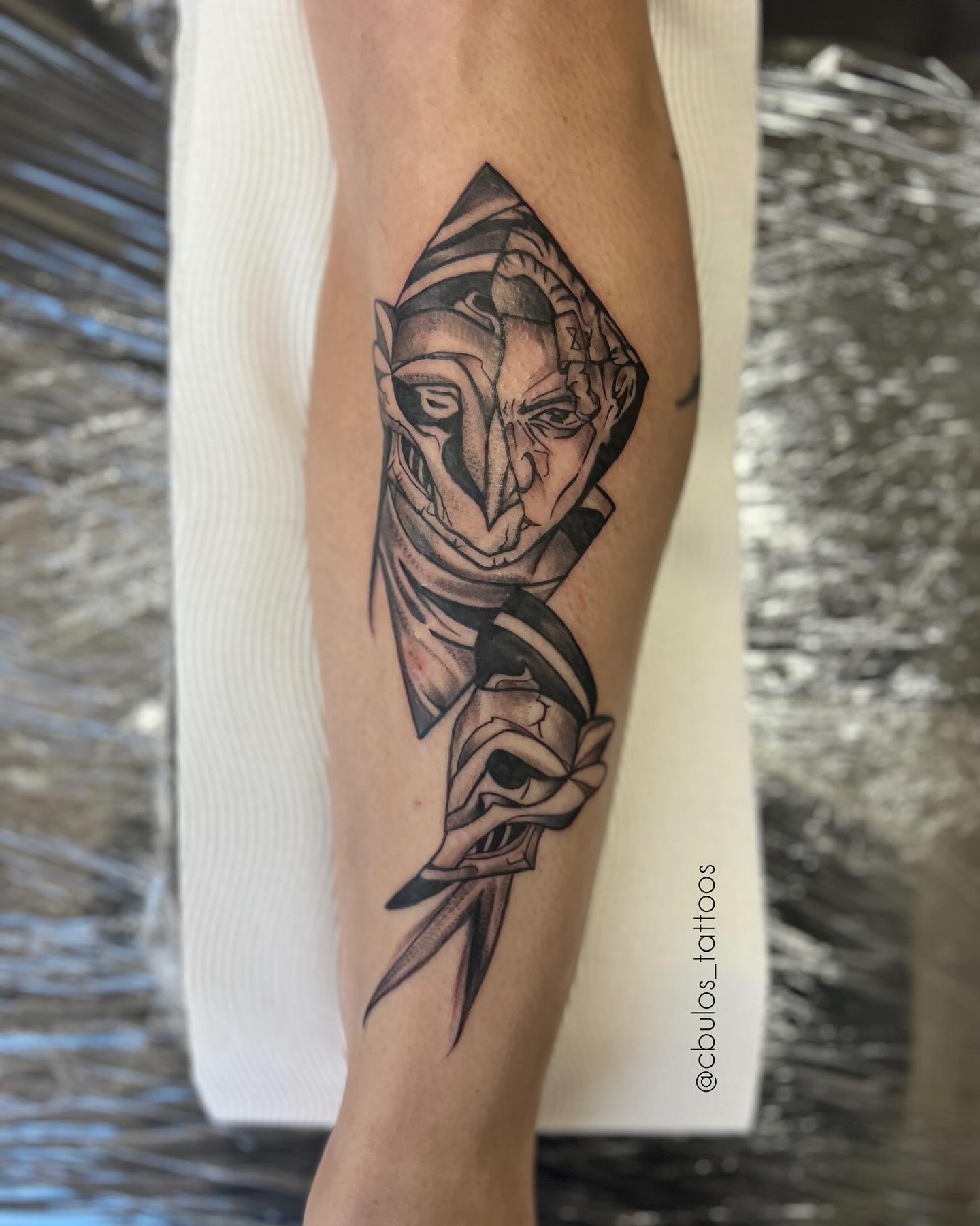 Theatre masks — calf